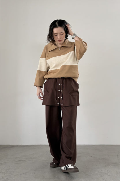 バックデザインカルゼパンツ　F2174