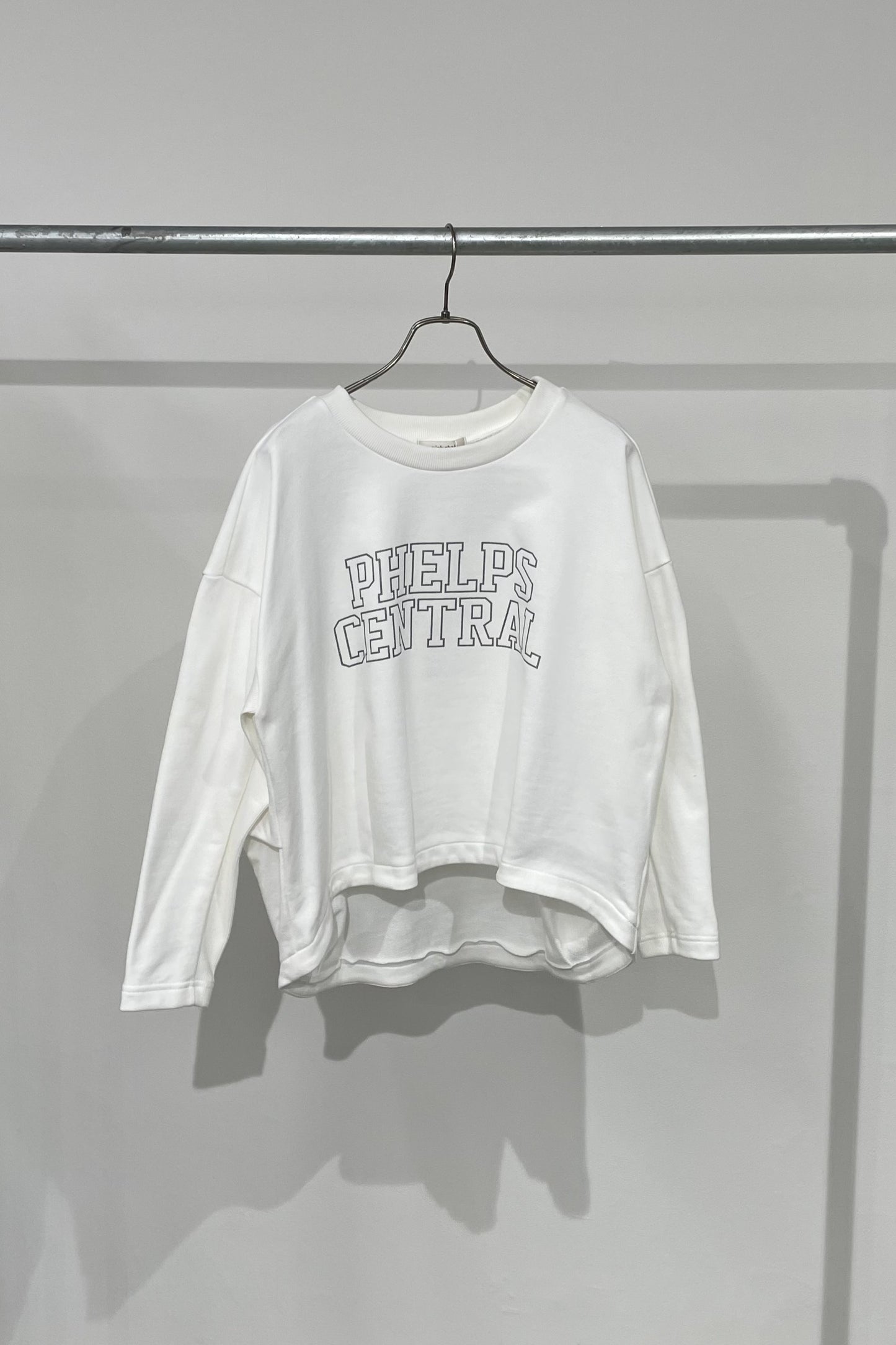 コクーンシルエットロゴスウェット　35345