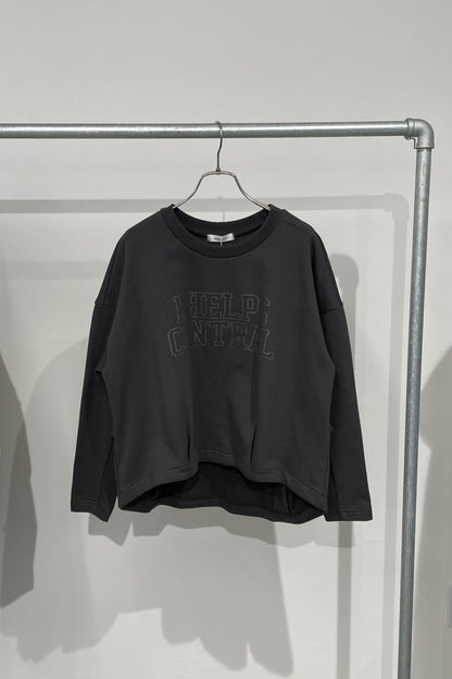 コクーンシルエットロゴスウェット　35345