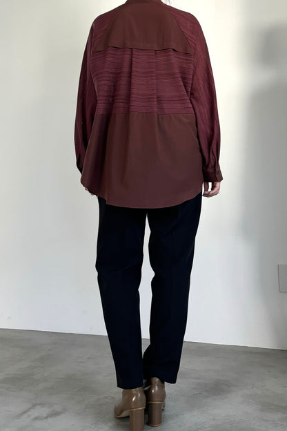 ストレッチテーパードパンツ　23083