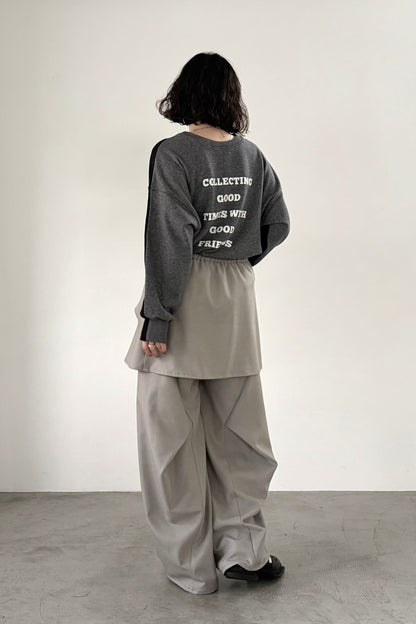 バックデザインカルゼパンツ　F2174