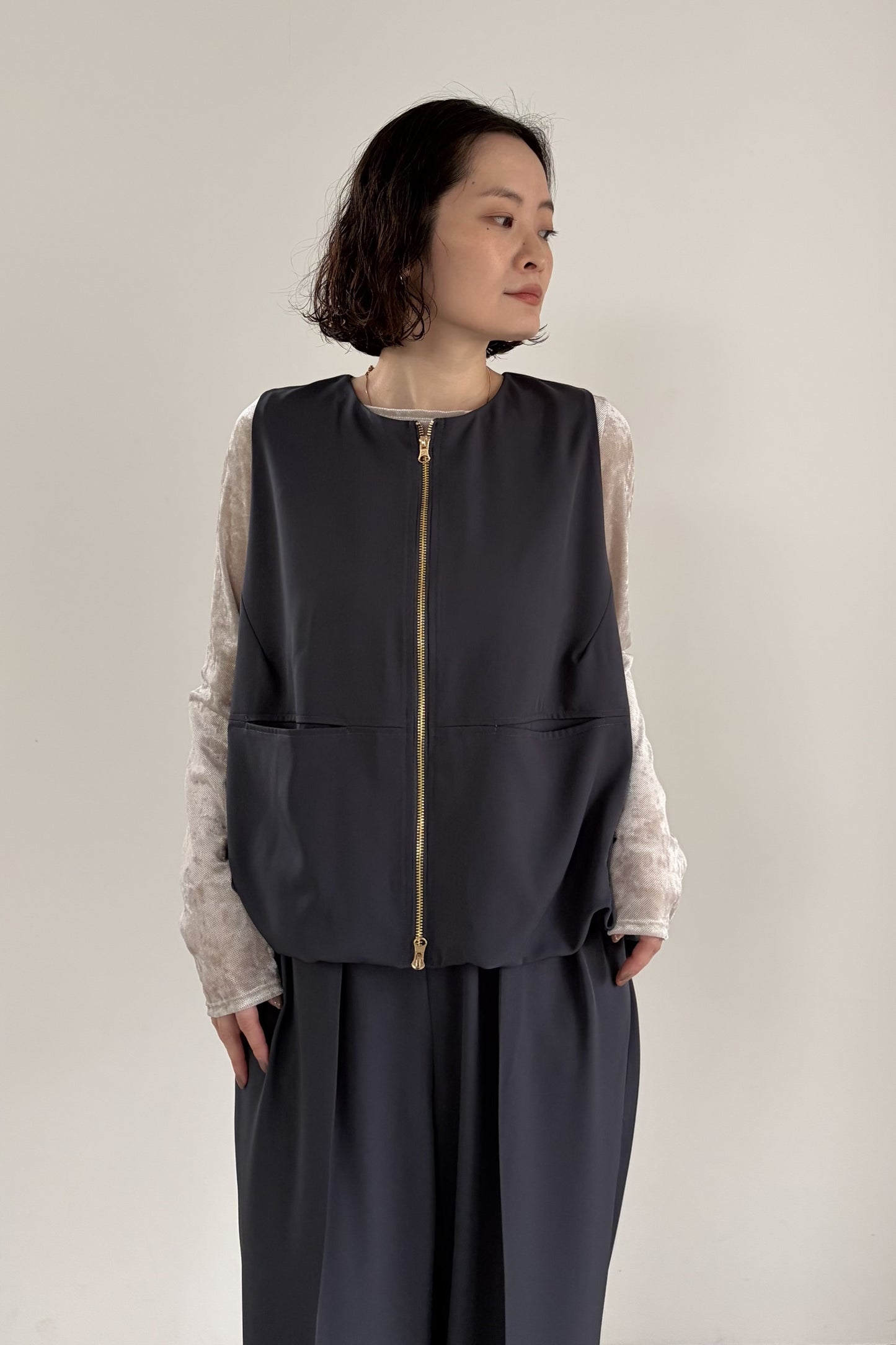 ドレープツイルバルーンジレ　M10019