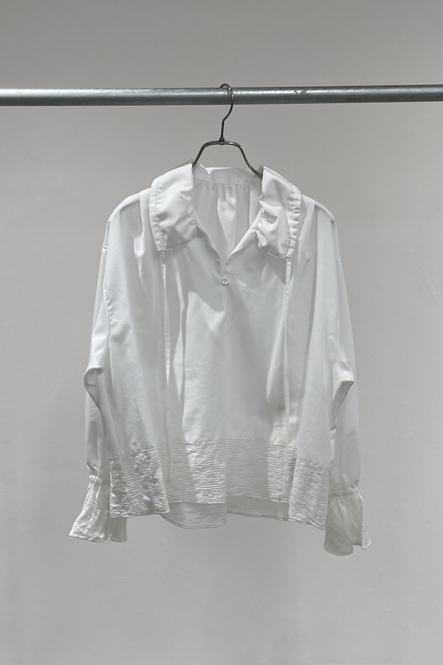 スキッパージャガードブラウス　15732