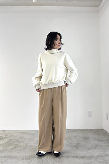 裏起毛オーガンジーアームP/O　35574