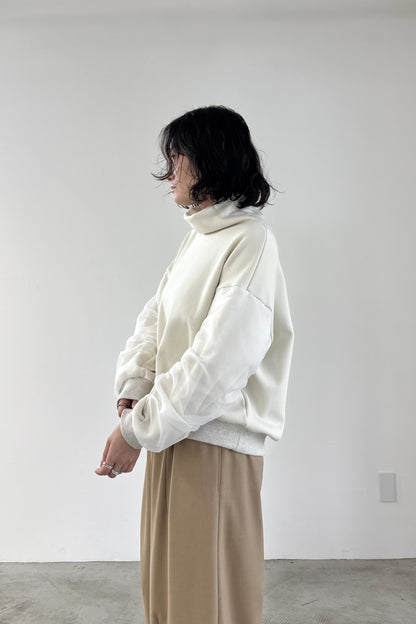 裏起毛オーガンジーアームP/O　35574