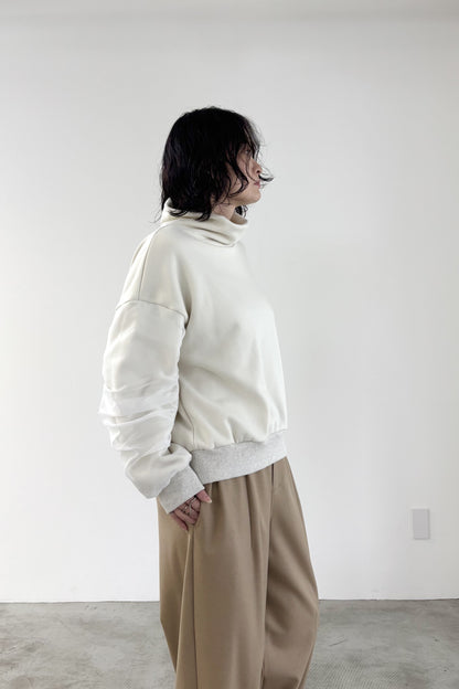 裏起毛オーガンジーアームP/O　35574