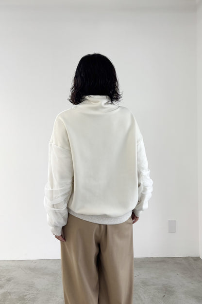 裏起毛オーガンジーアームP/O　35574