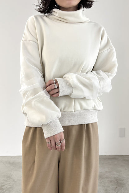 裏起毛オーガンジーアームP/O　35574