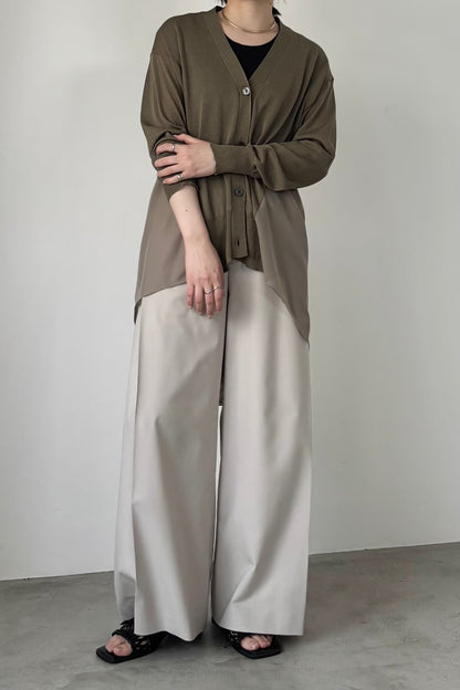 セミロングシフォンカーディガン　35500