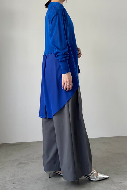 セミロングシフォンカーディガン　35500