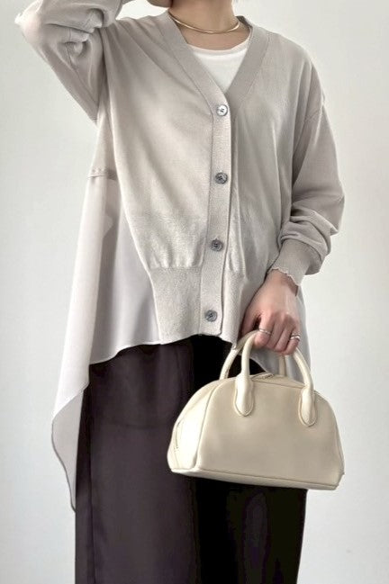 セミロングシフォンカーディガン　35500