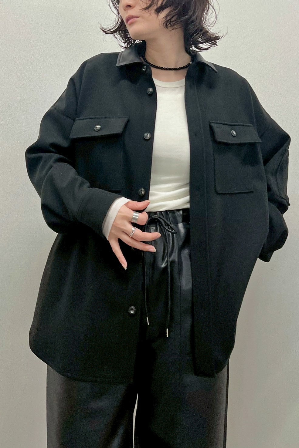 エアリーニードルシャツジャケット　F1201