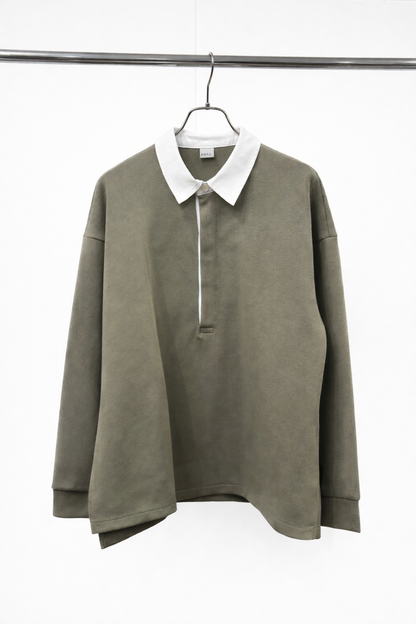 ニットライクラガーシャツ　F3302