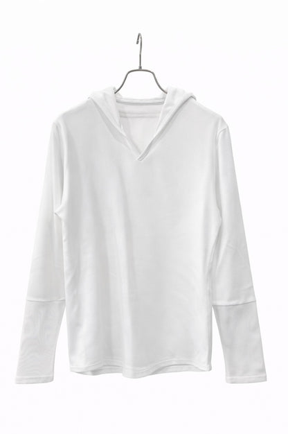 チュール切替フーディーインナー　F3303