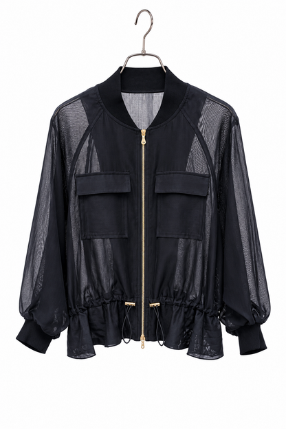 シアーステッチペプラムBZ　M10011