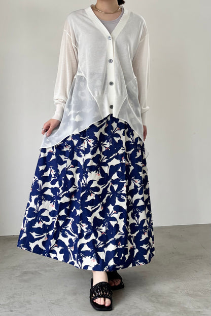 セミロングシフォンカーディガン　35500