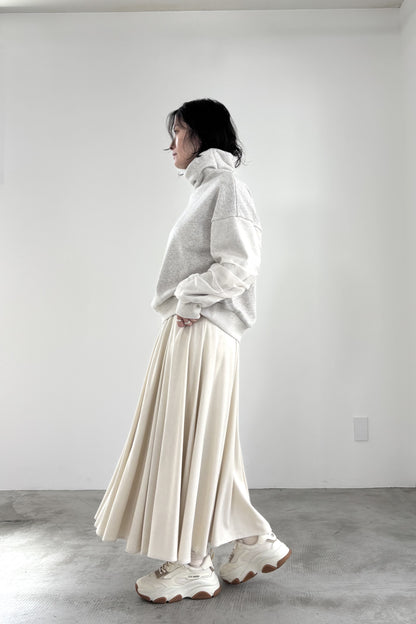 裏起毛オーガンジーアームP/O　35574