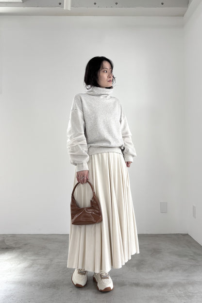 裏起毛オーガンジーアームP/O　35574