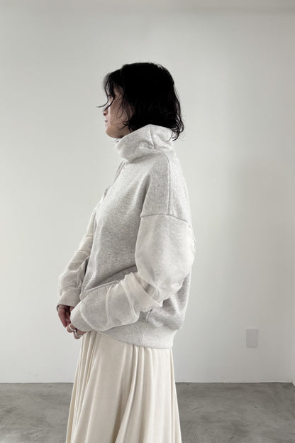 裏起毛オーガンジーアームP/O　35574