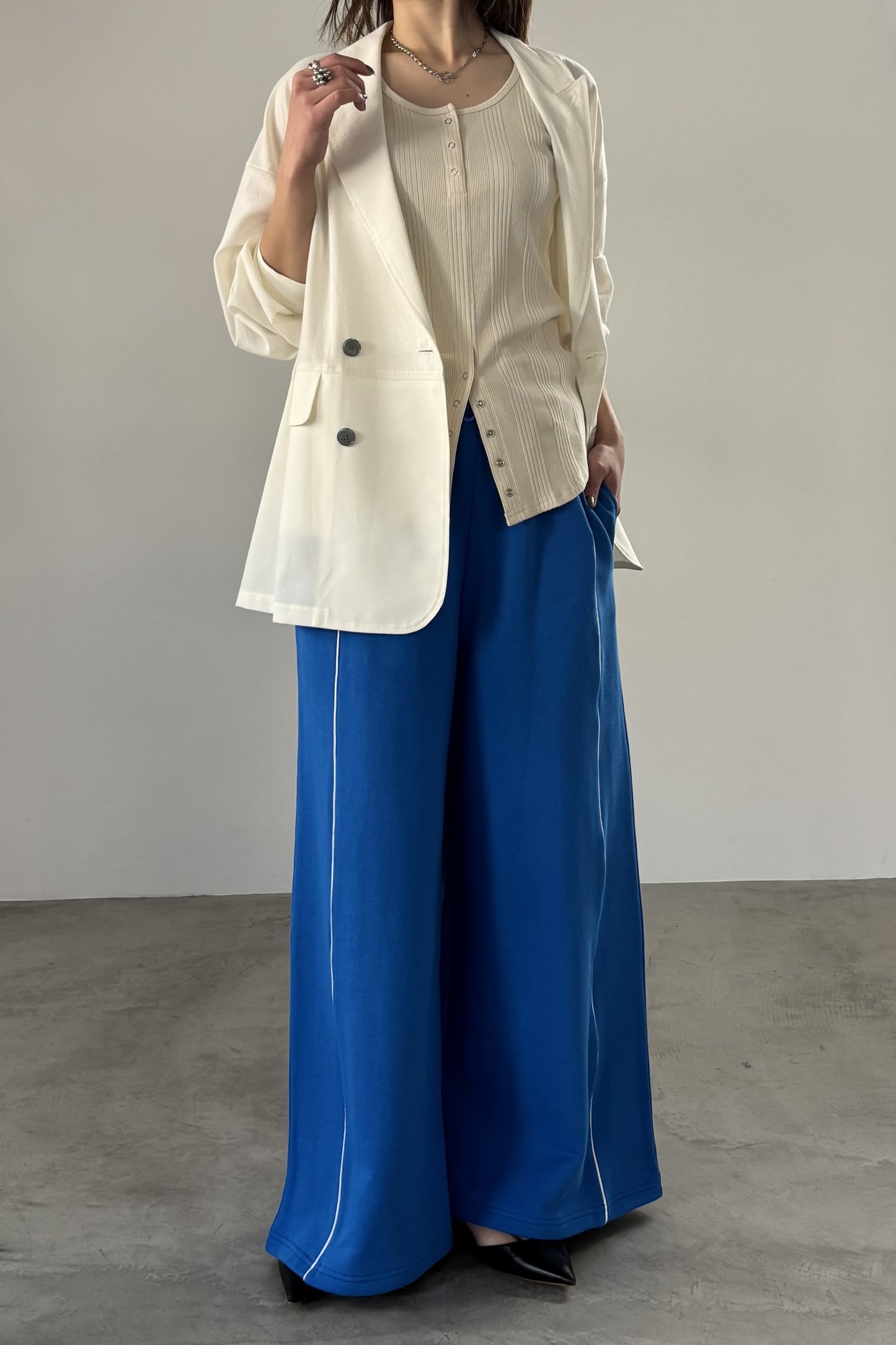 サイドラインスウェットパンツ　F2164