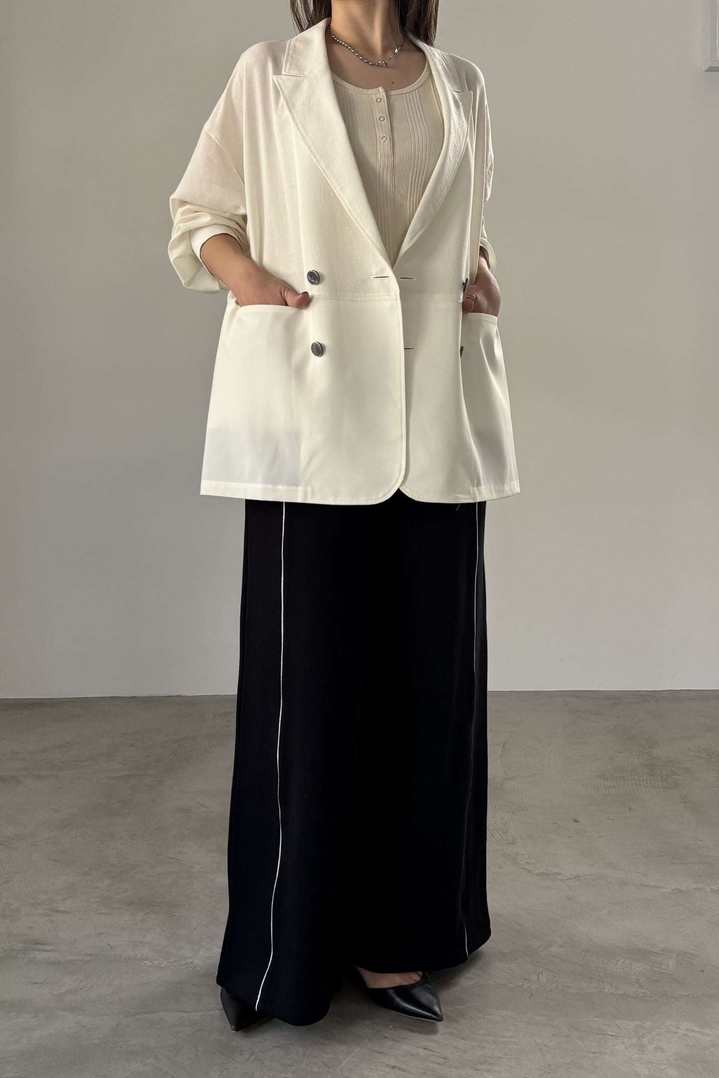 サイドラインスウェットパンツ　F2164