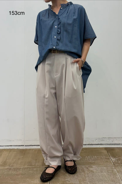 リネンライクオックスバルーンPT　23219