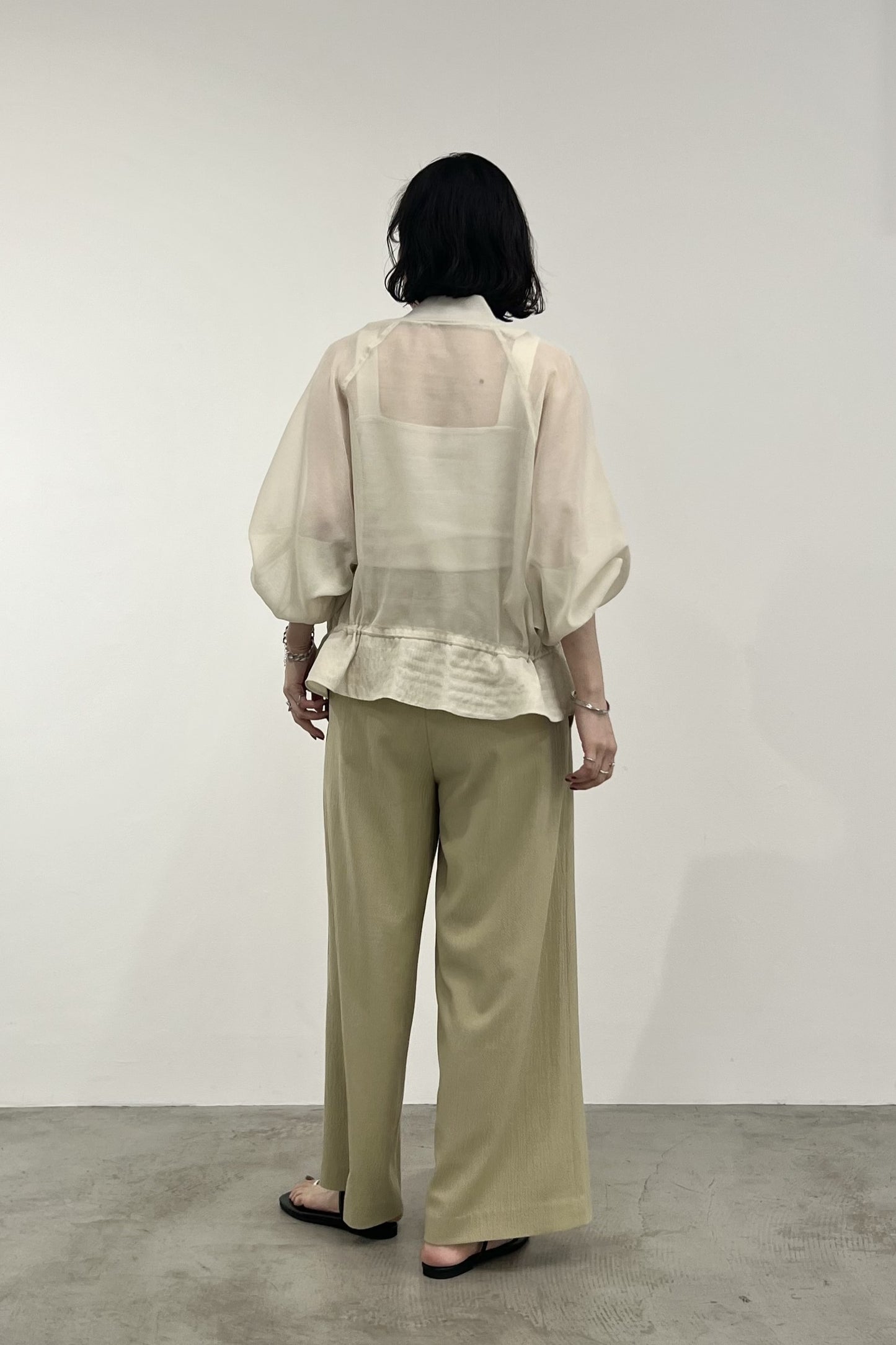 シアーステッチペプラムBZ　M10011