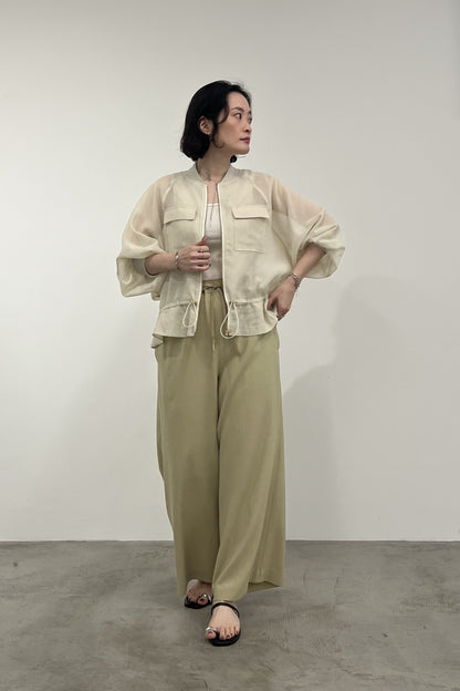 シアーステッチペプラムBZ　M10011