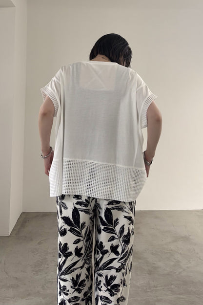メッシュドッキングポンチョTEE　35506