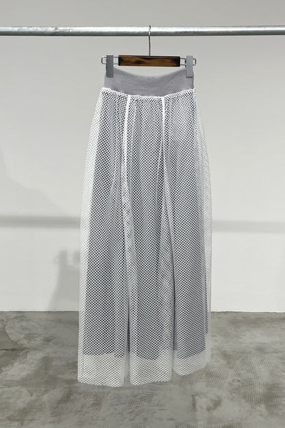 メッシュレーススカート　23037
