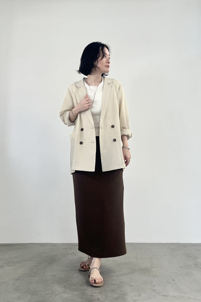 カフス切替シアーテーラードJK　M10012