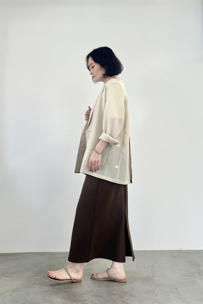カフス切替シアーテーラードJK　M10012