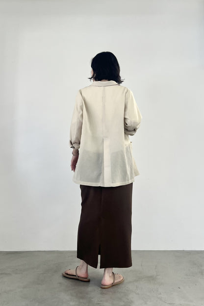 カフス切替シアーテーラードJK　M10012