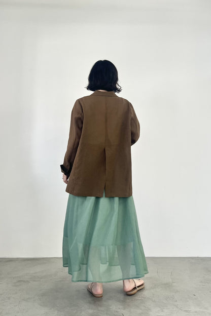 カフス切替シアーテーラードJK　M10012