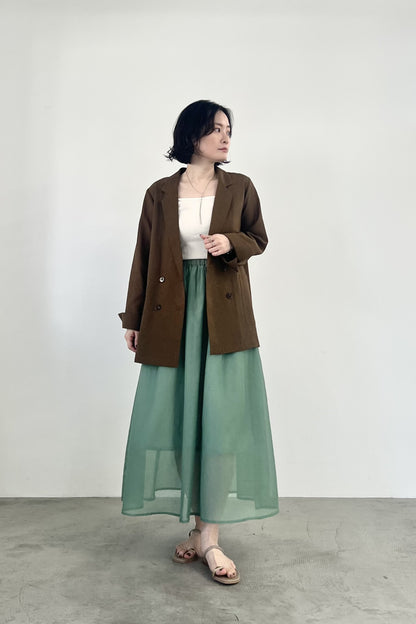 カフス切替シアーテーラードJK　M10012