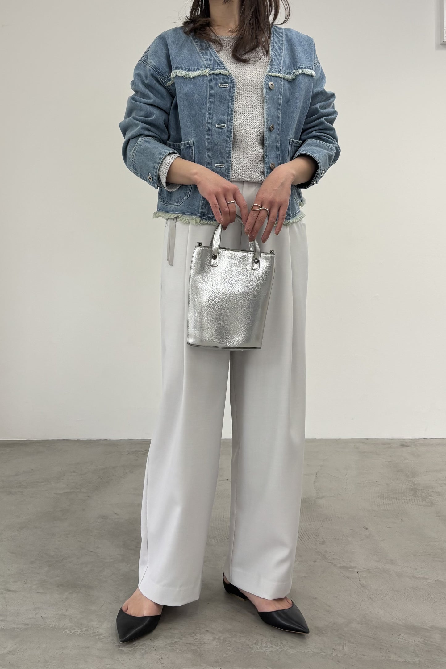 VカラーデニムJK　15952