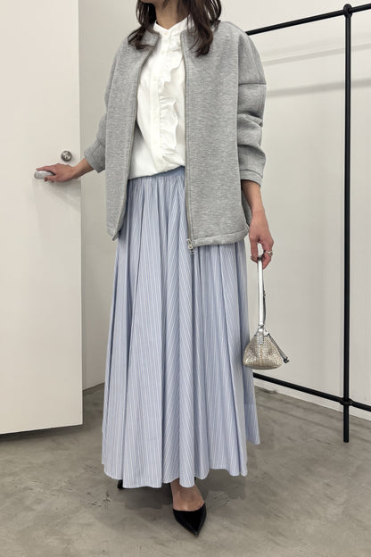 コクーンノーカラーブルゾン　35592