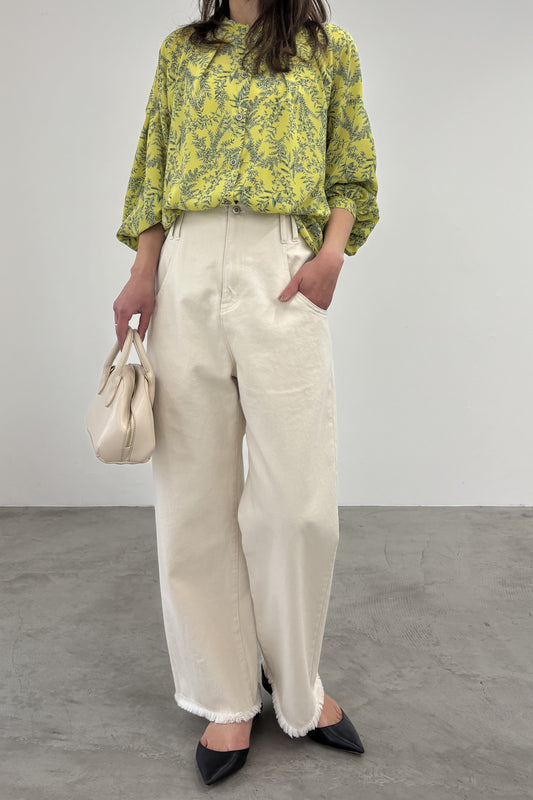 フリンジデニムPT　23192