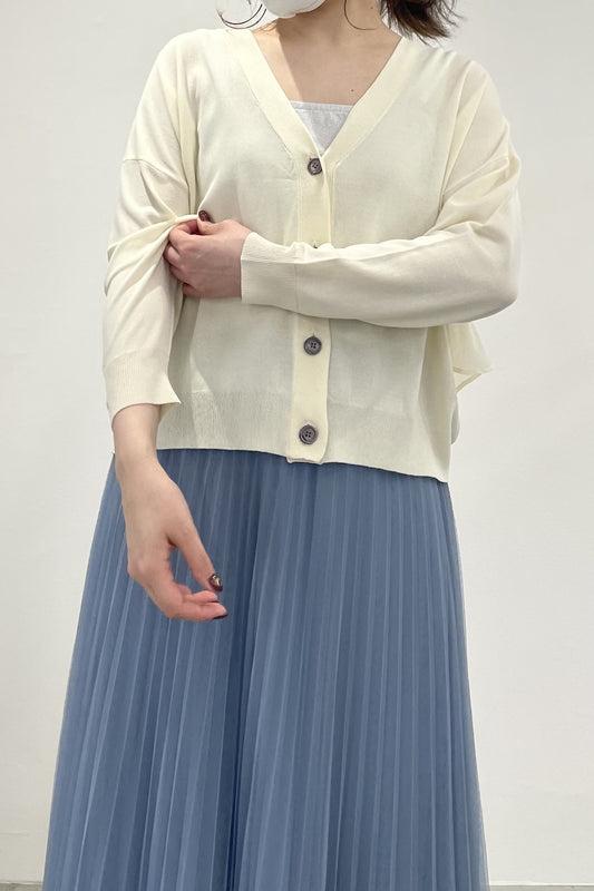 バックティアードカーディガン　35374