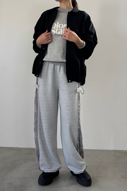 ミニリップストラップライトブルゾン　F1197