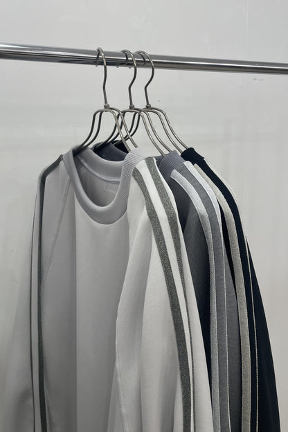 ラインスリーブボンディングプルオーバー　F3234