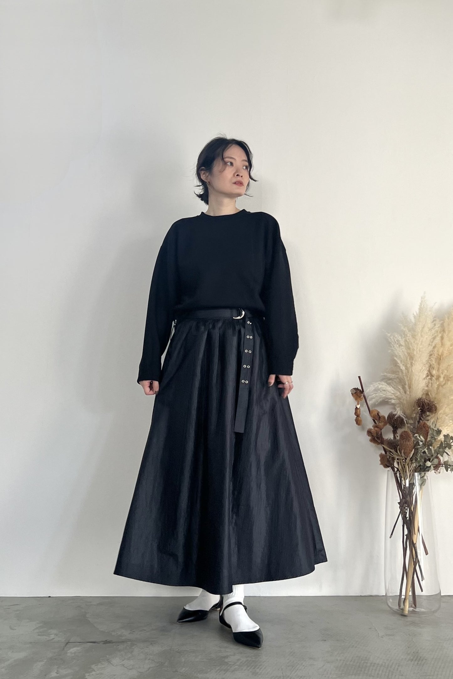 ベルト付ツイルフレアSK　M20001