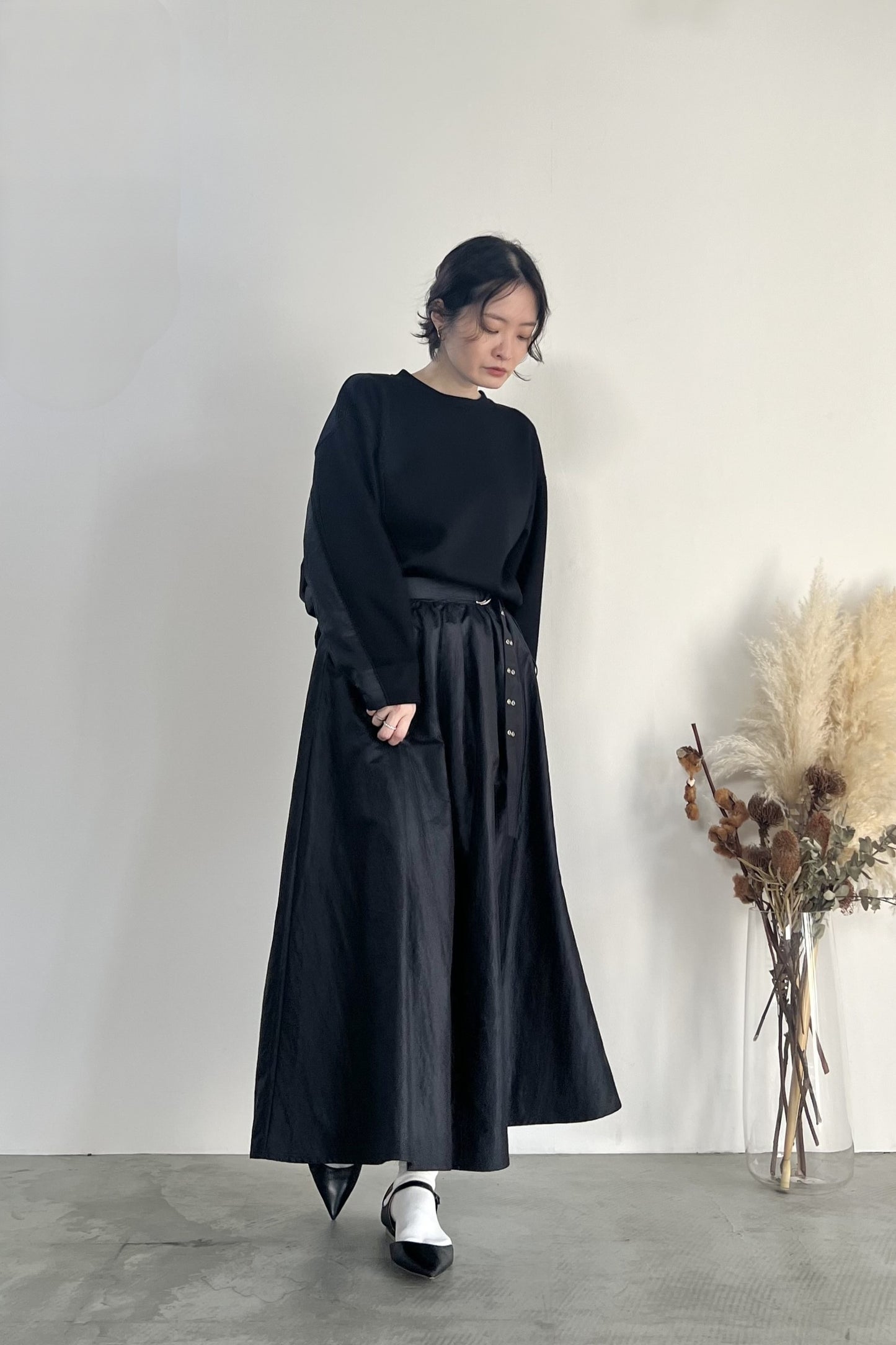 ベルト付ツイルフレアSK　M20001