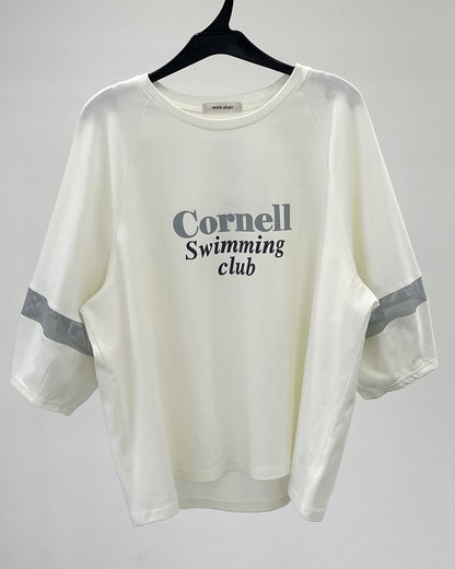 タックスリーブロゴカットソー　35384