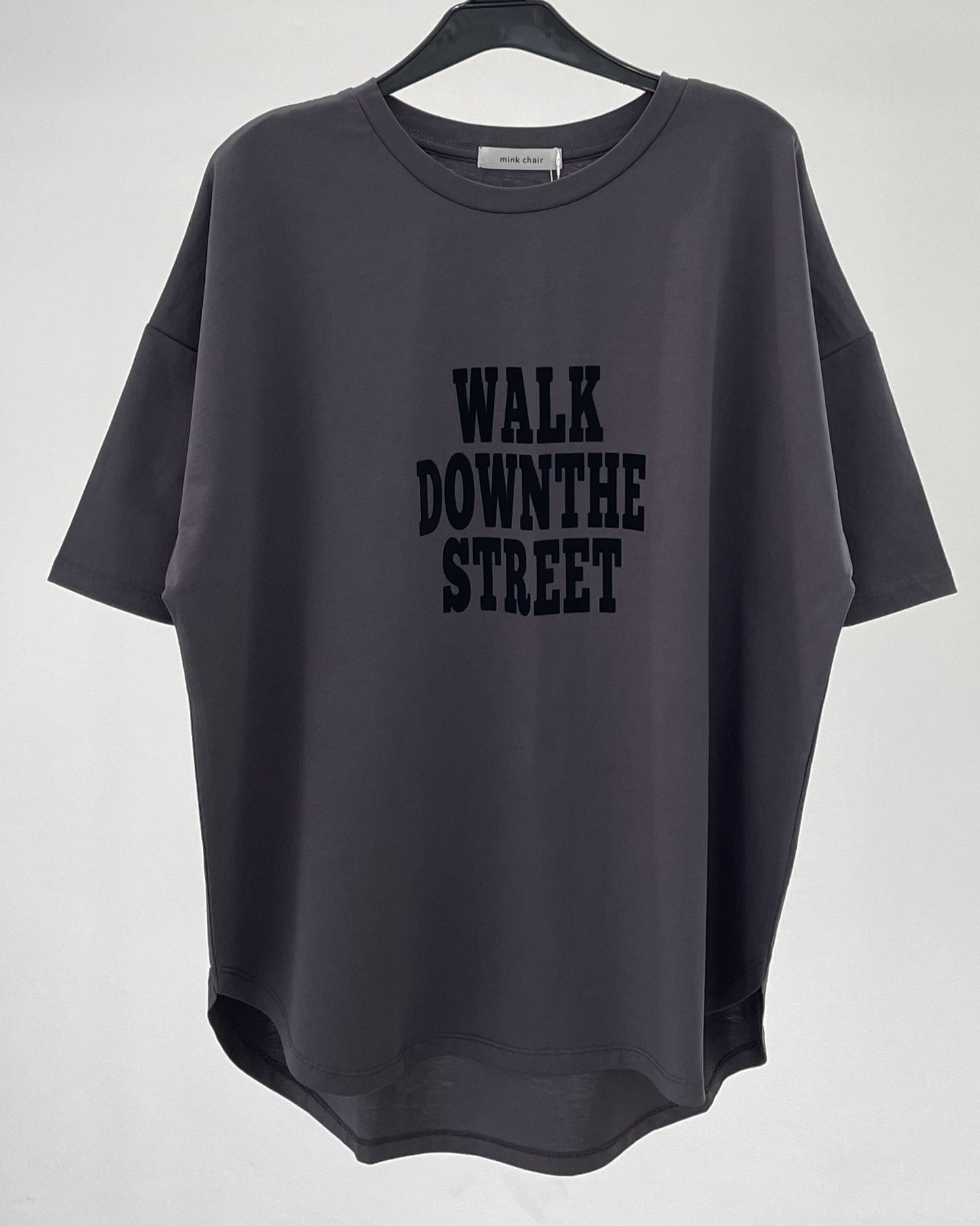 フロッキーロゴプリントTシャツ　35382