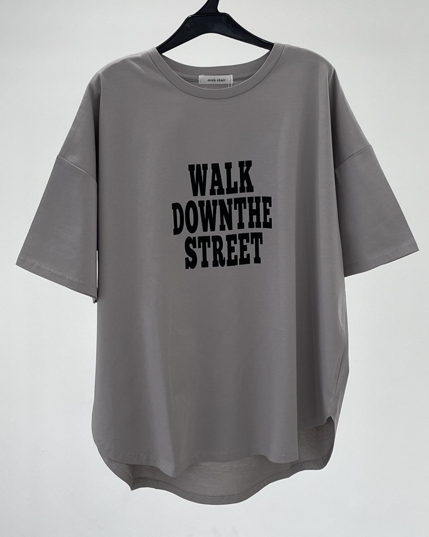 フロッキーロゴプリントTシャツ　35382