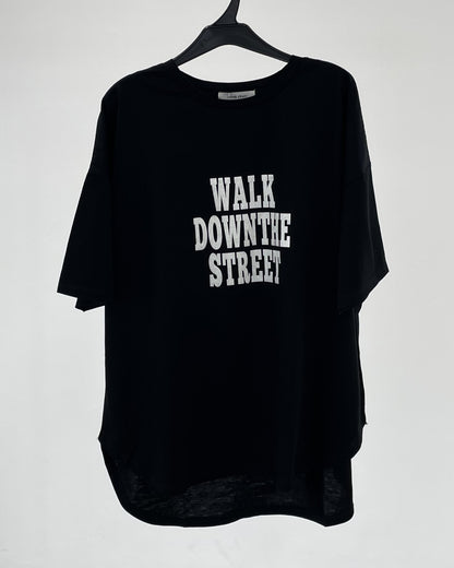 フロッキーロゴプリントTシャツ　35382