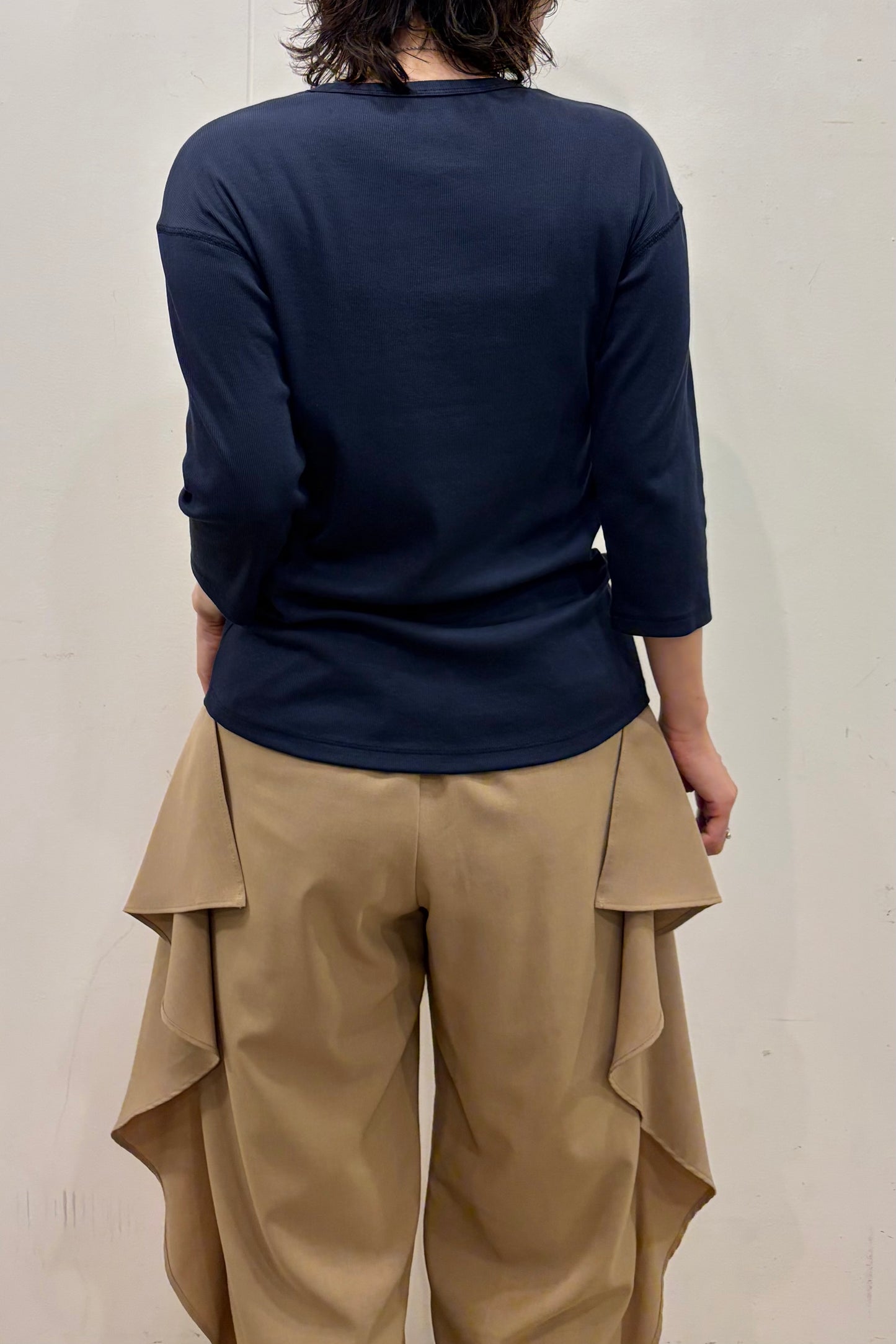 コットンリブTシャツ　35654