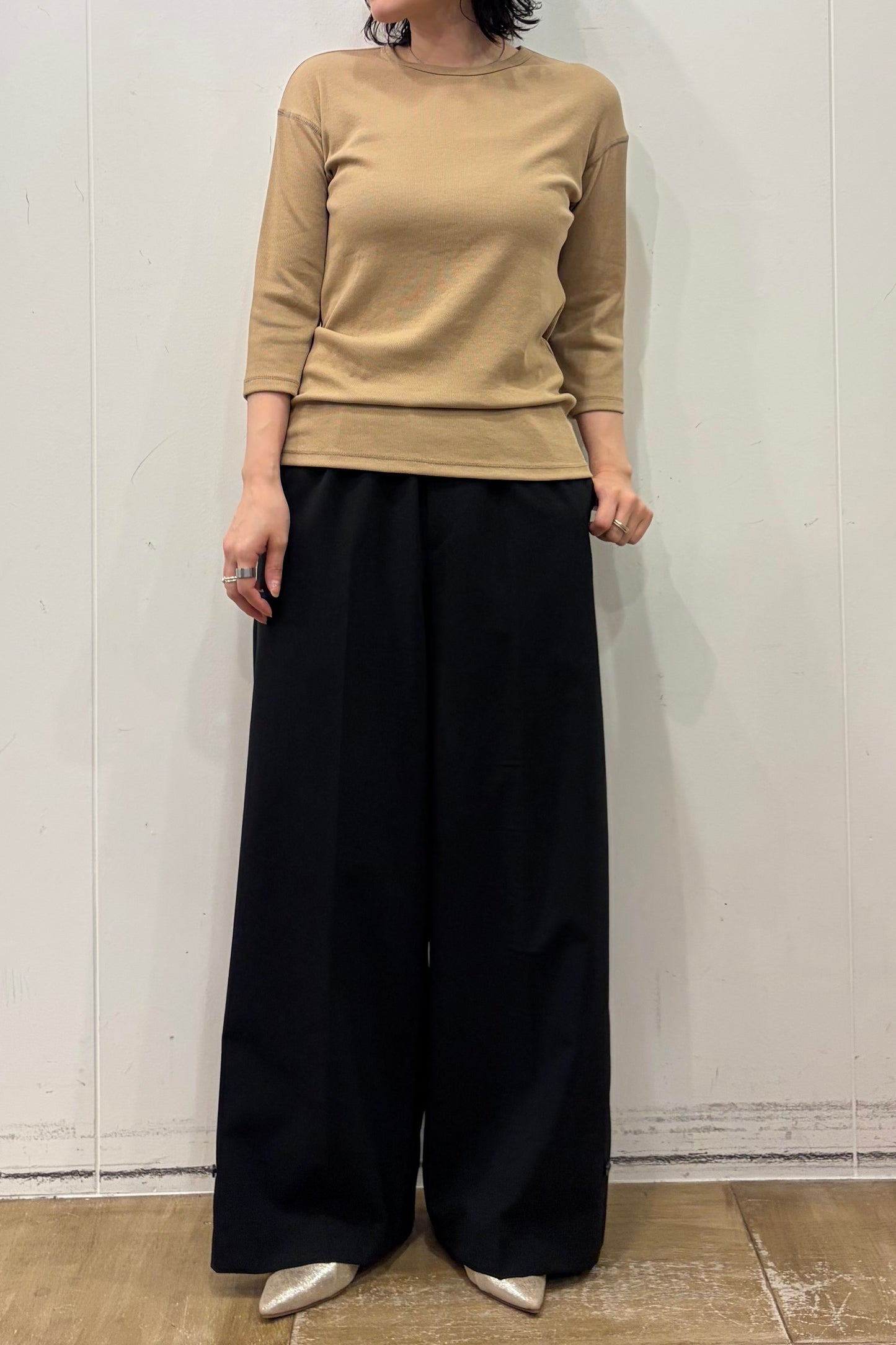 コットンリブTシャツ　35654