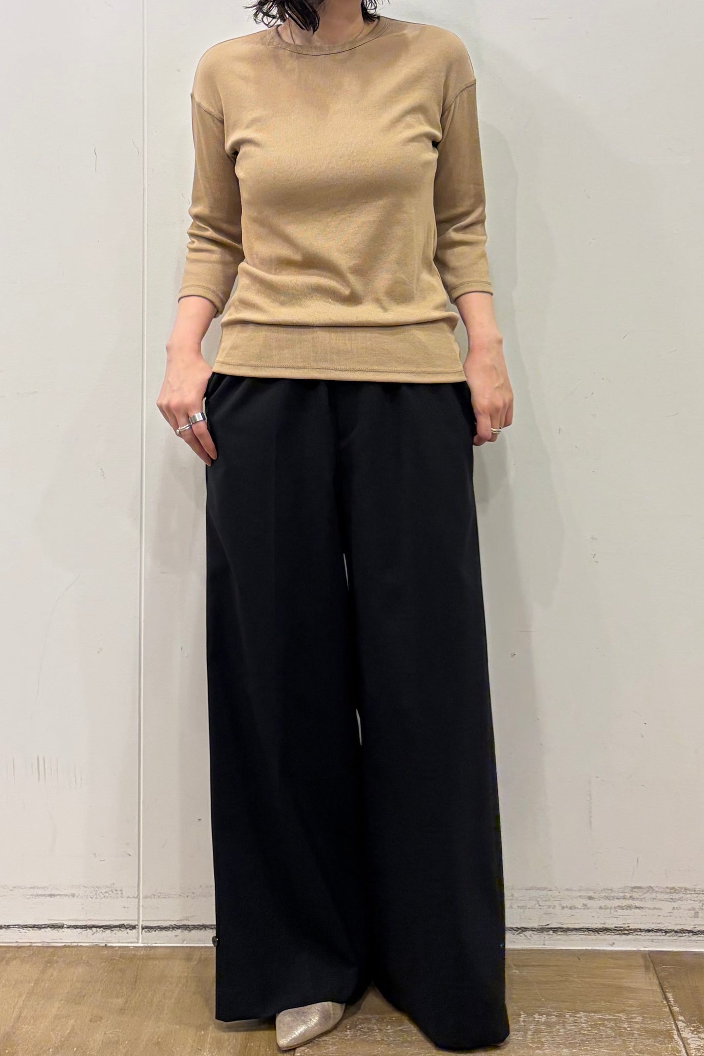 コットンリブTシャツ　35654